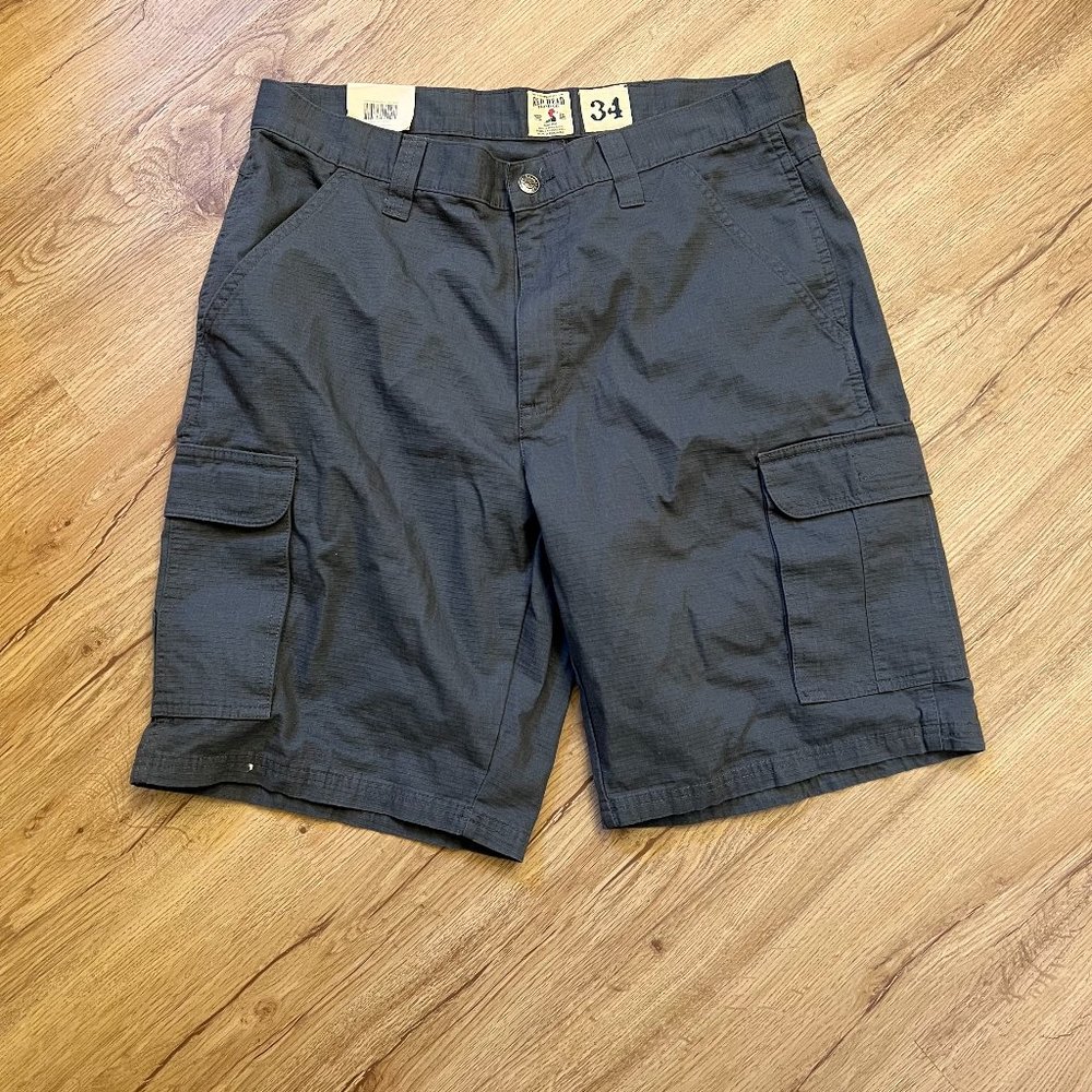 Red Head Brand Charcoal Grey Cargo Shorts Men